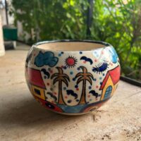 Pot ceramic Designer- 6 inch