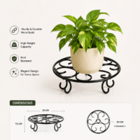 Pot Iron Round Stand -D