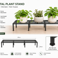 Pot Iron Stand 24" A